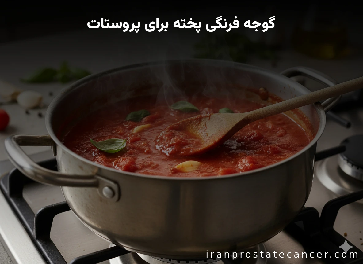 گوجه فرنگی پخته برای پروستات