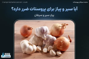 سیر، پیاز و پروستات